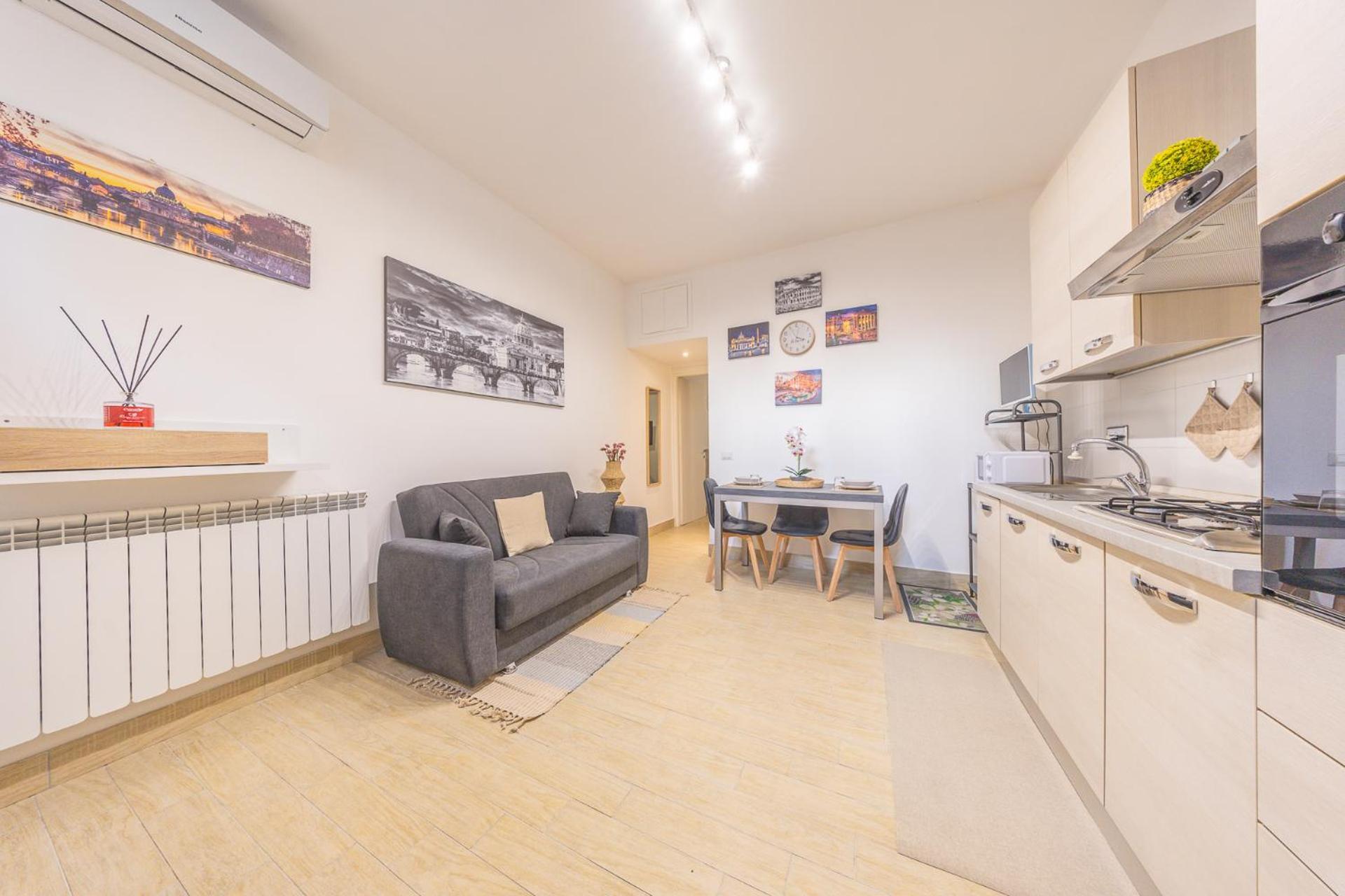 Bilocale Indipendente Con Terrazzo Esclusivo A Due Passi Dalla Metro Di Appartement