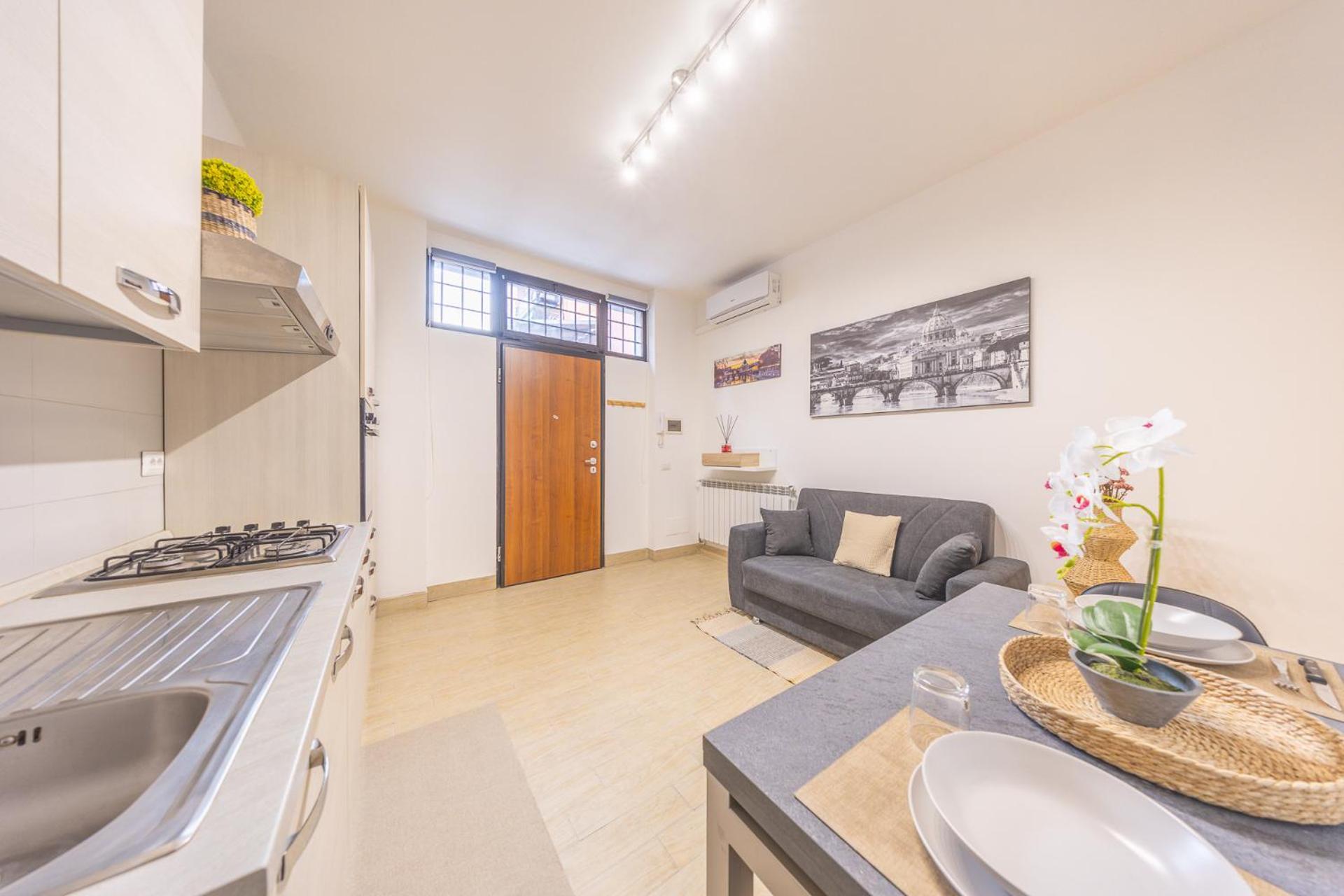 Bilocale Indipendente Con Terrazzo Esclusivo A Due Passi Dalla Metro Di Roma Apartment Rome