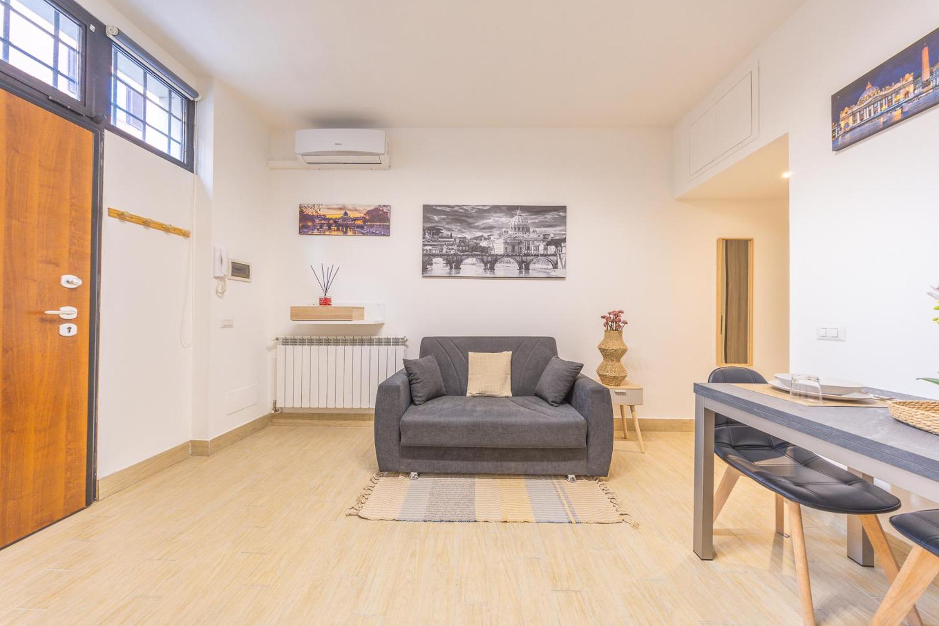 Apartment Bilocale Indipendente Con Terrazzo Esclusivo A Due Passi Dalla Metro Di Roma